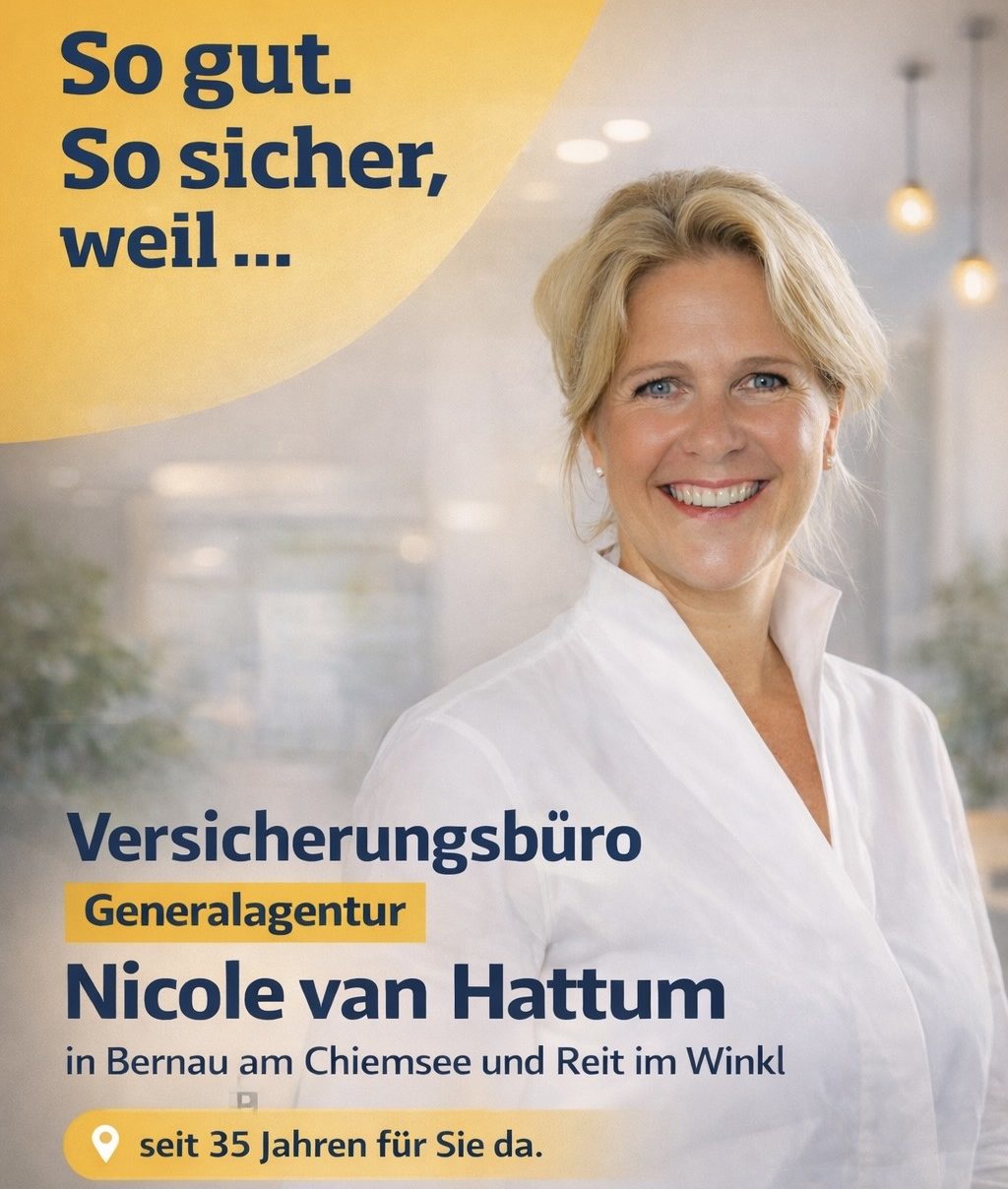 van Hattum GbR Versicherung, Vorsorge, van Hattum, Bernau am Chiemsee, Bad Endorf, Aibling Frasdorf Rosenheim Reit im Winkl Traunstein Mecklenburgische